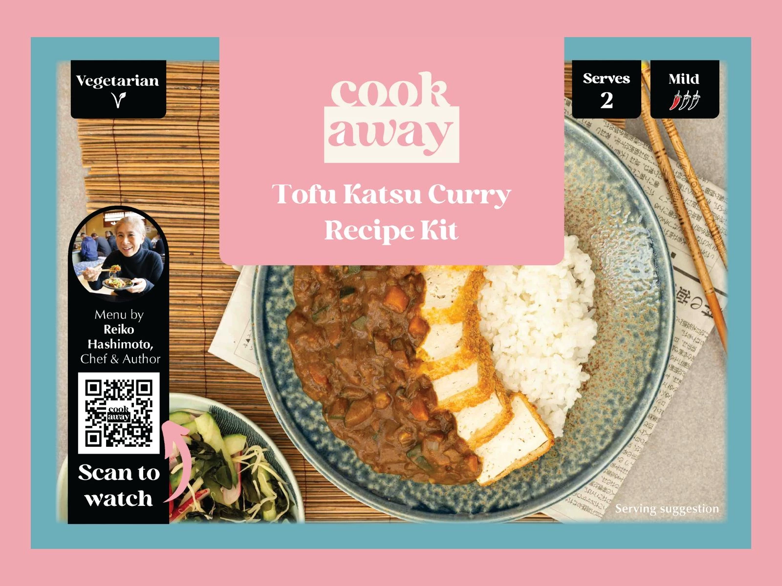 Meal Kit for Authentic Tofu Katsu Curry (Long-Shelf Life Ingredients)