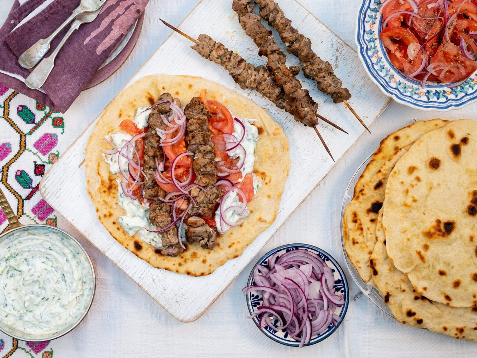 Pork Souvlaki - Greek Street Food