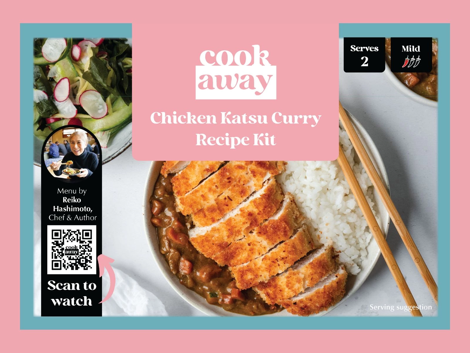 Meal Kit for Authentic Chicken Katsu Curry (Long-Shelf Life Ingredients)