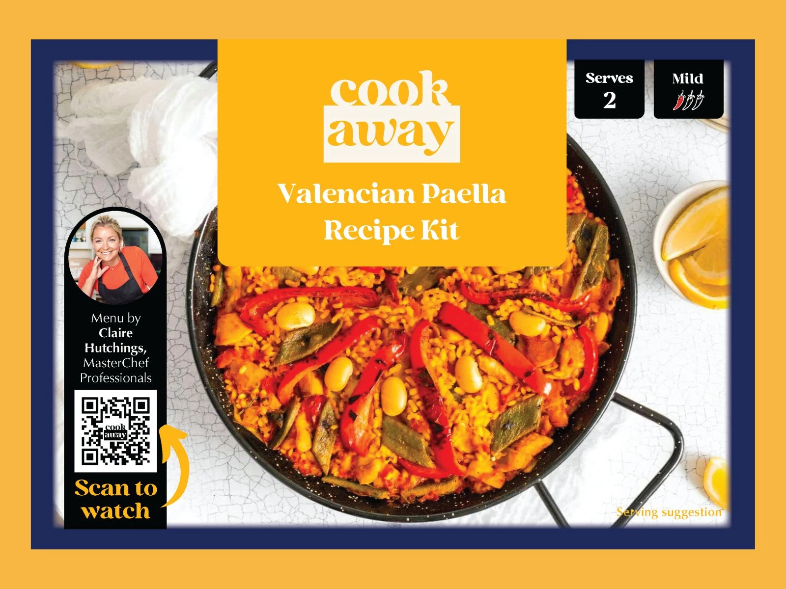 Meal Kit for Valencian Chicken Paella (Long-Shelf Life Ingredients )