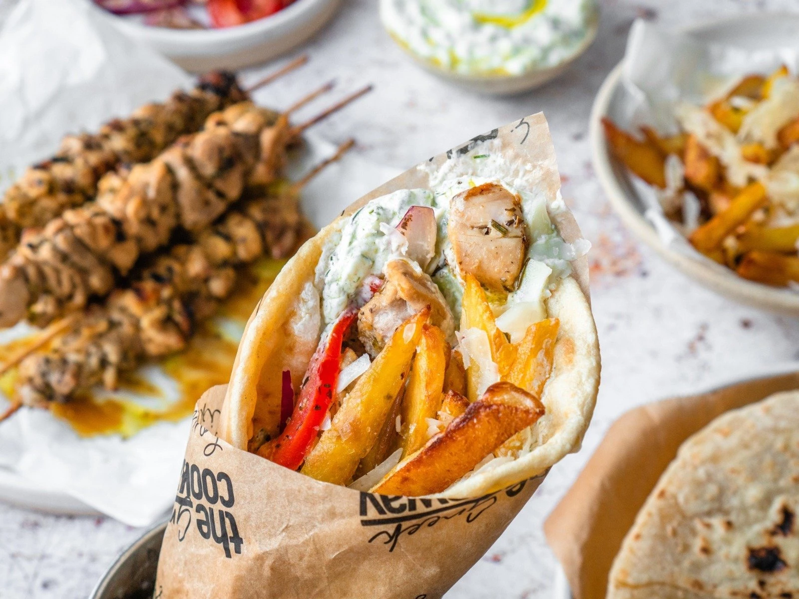 CHICKEN SOUVLAKI