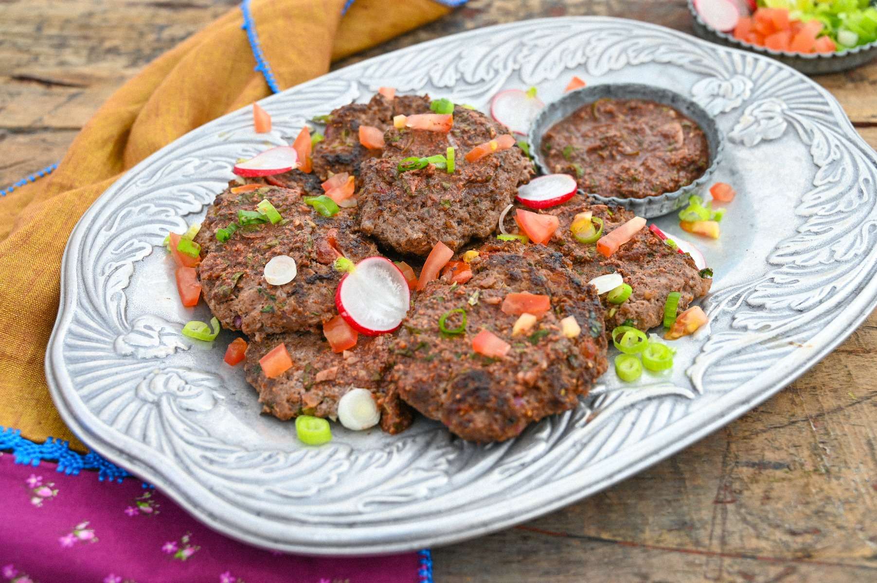Pakistani Chapli Kebabs