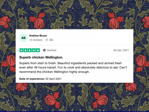 Indulgent Chicken Wellington Experience