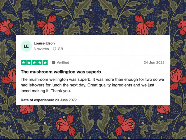 Portobello Mushroom Wellington Experience