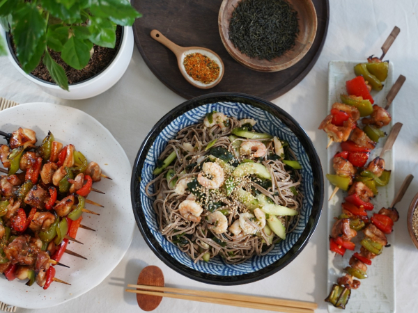 Yakitori Chicken & Soba
