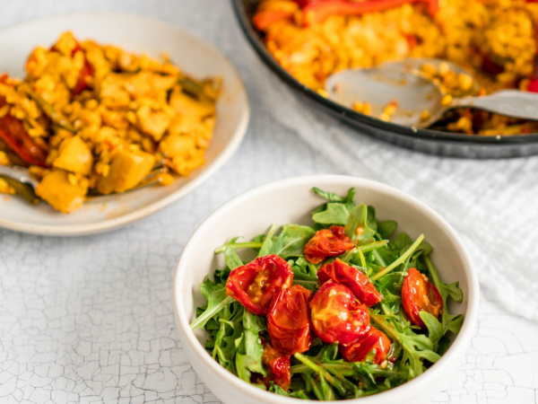 ROCKET & CONFIT TOMATO SALAD