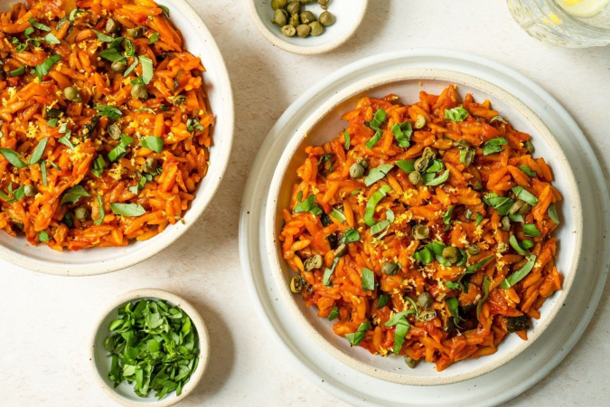 TOMATO & SAFFRON ORZO