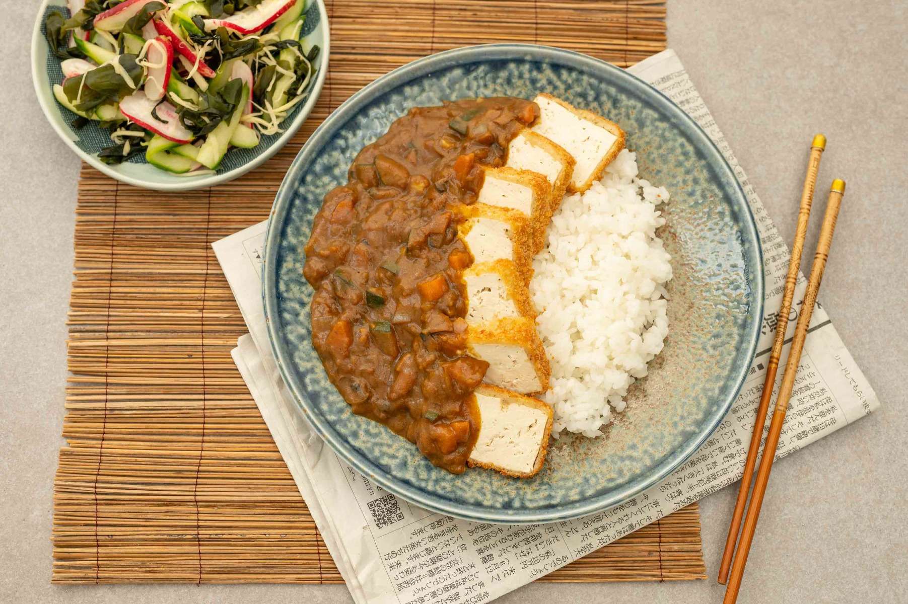Authentic Tofu Katsu Curry