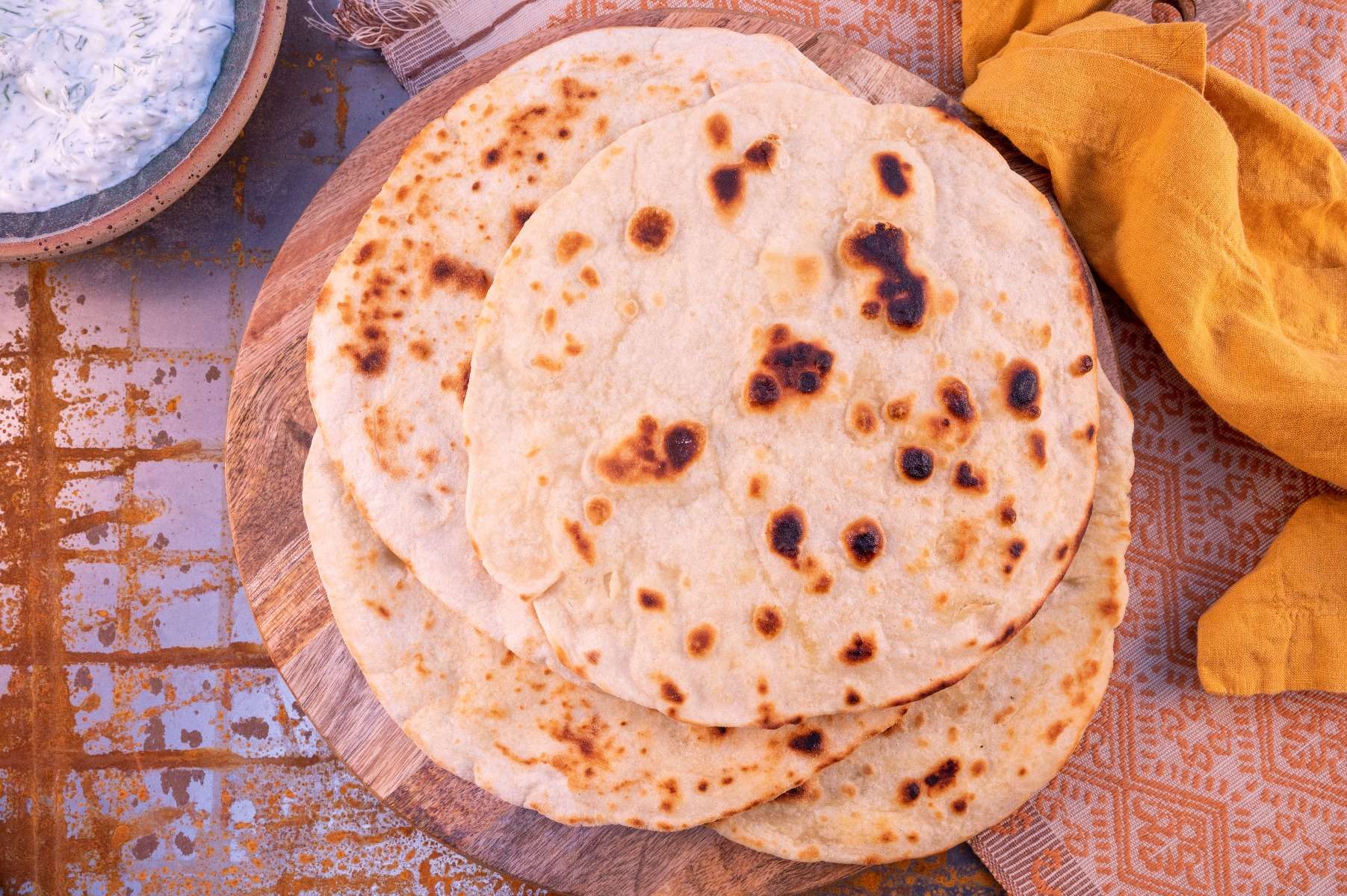 Homemade Greek Pita (cook from scratch)