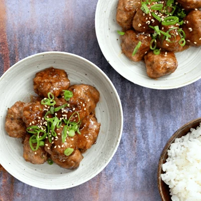 Sticky Ginger Meatballs