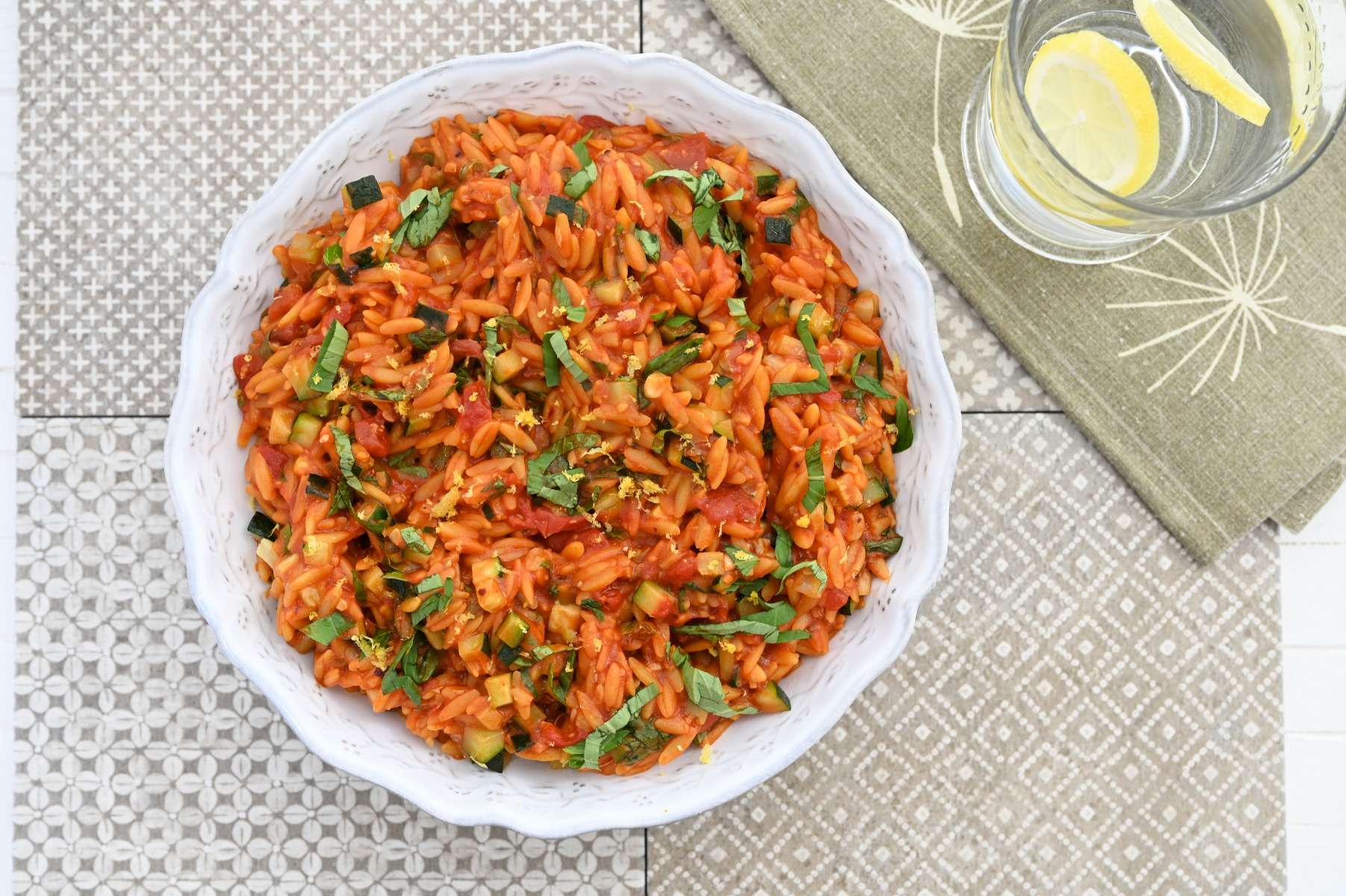 Tomato & Saffron Orzo