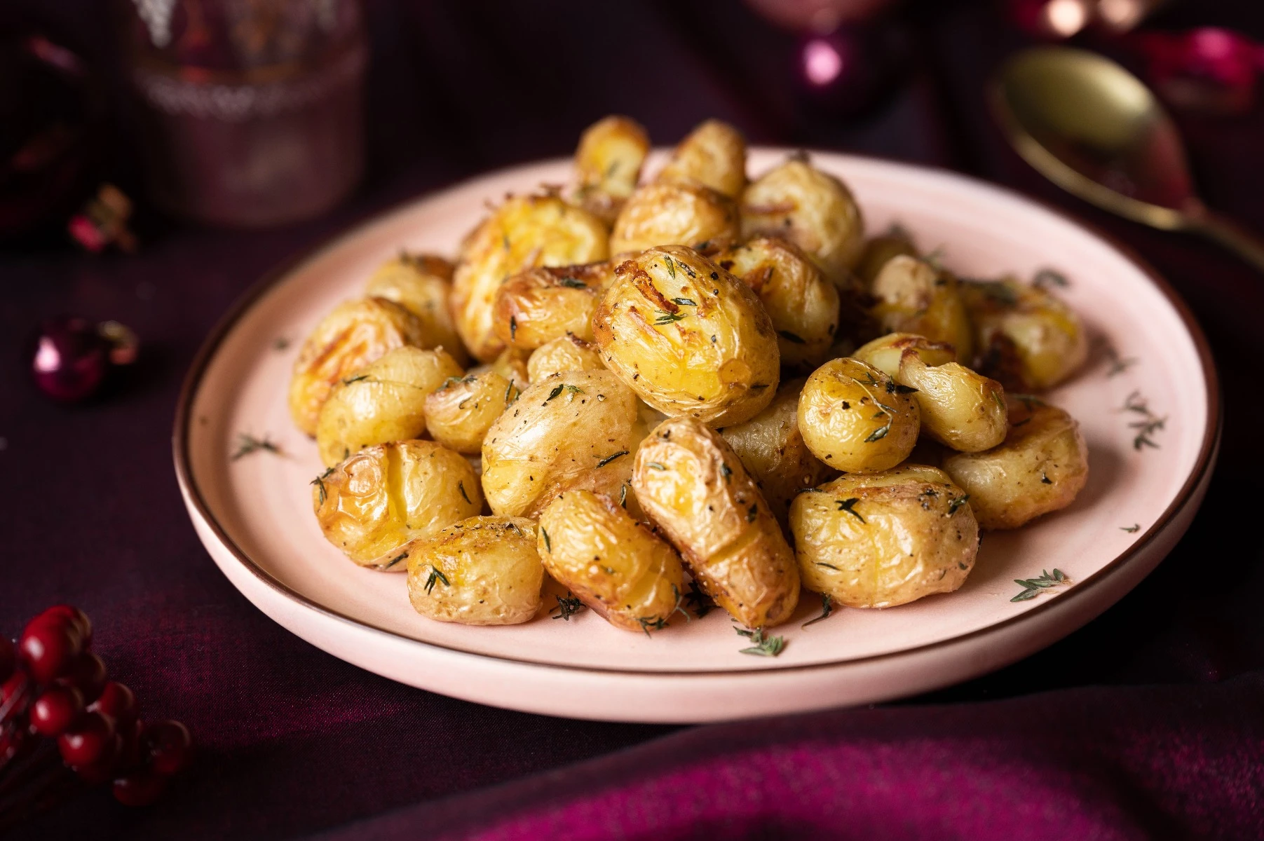 CRISPY SMASHED POTATOES